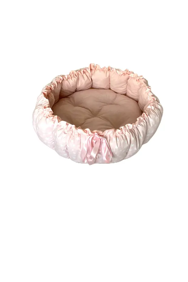 STQUEEN Büyük Boy Organik Kumaş Pembe Pink Açılır Kapanır Uyku ve Oyun Minderi 150X150